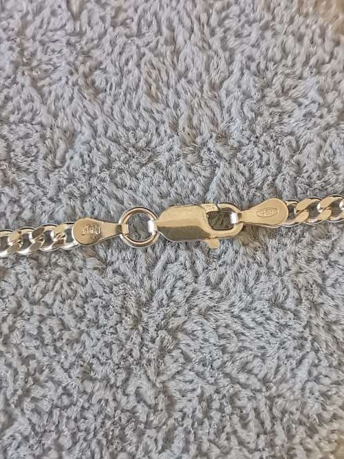 Silver Curb Chain