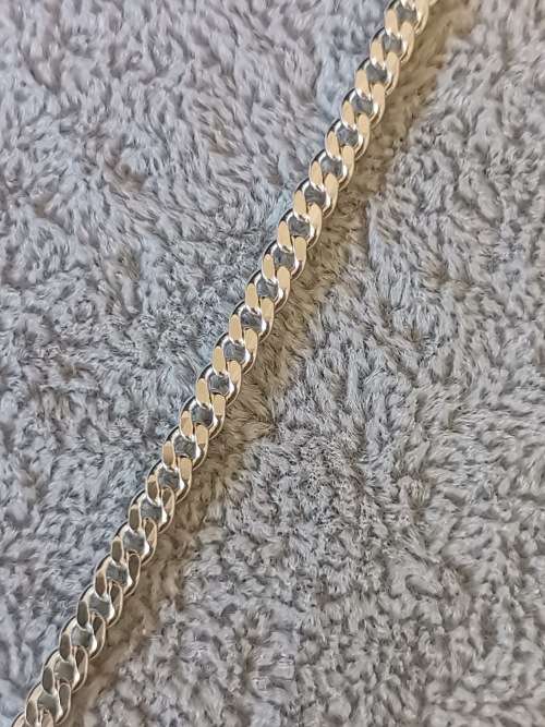 Silver Curb Chain