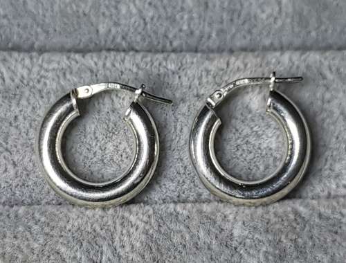 Silver Hoop Earrings