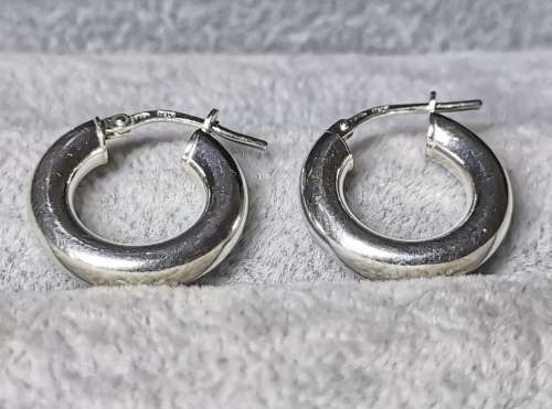 Silver Hoop Earrings