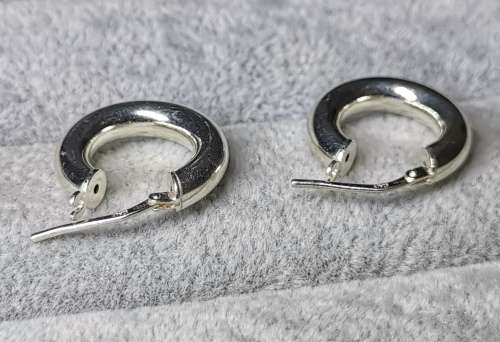 Silver Hoop Earrings