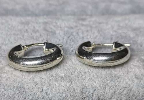 Silver Hoop Earrings
