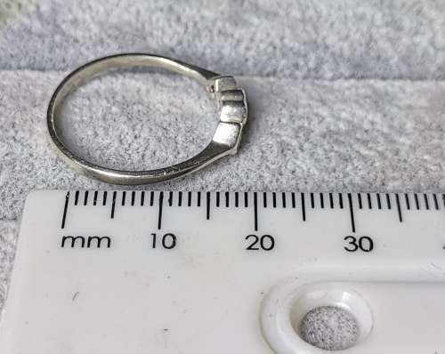 *R1 Auction* Silver Heart Ring