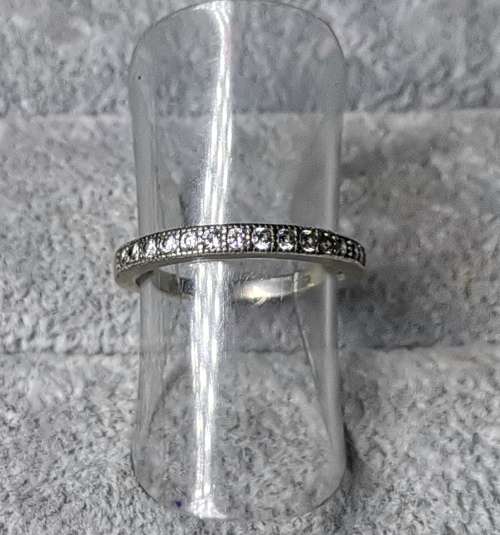 DISCOUNT!!! Silver Half-Eternity Ring