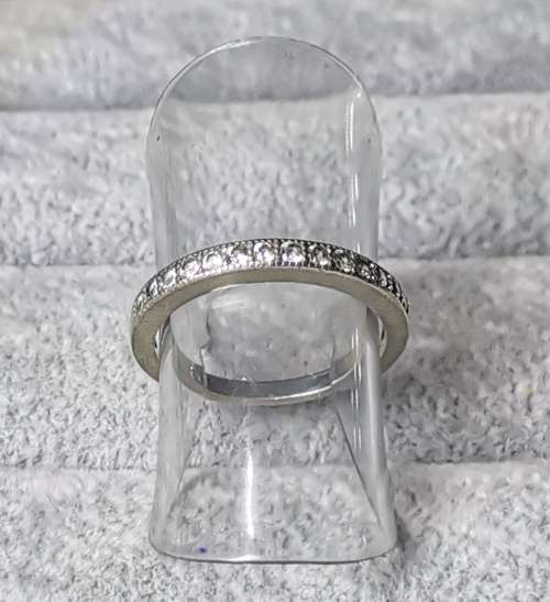 DISCOUNT!!! Silver Half-Eternity Ring