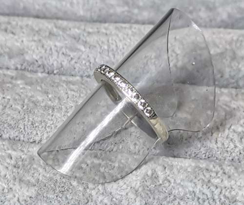 DISCOUNT!!! Silver Half-Eternity Ring