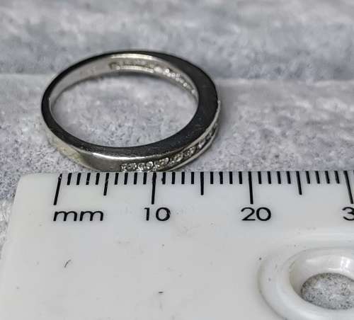 DISCOUNT!!! Silver Half-Eternity Ring