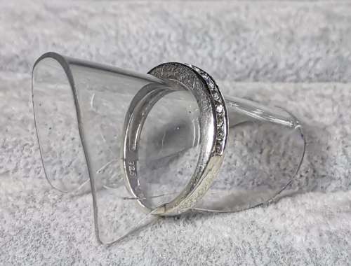 DISCOUNT!!! Silver Half-Eternity Ring