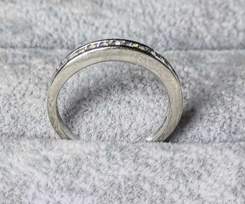 DISCOUNT!!! Silver Half-Eternity Ring