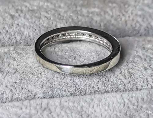 DISCOUNT!!! Silver Half-Eternity Ring