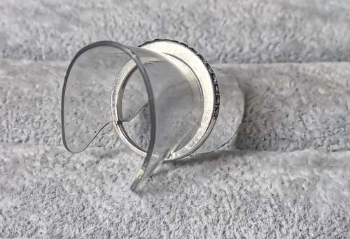 Silver Half Eternity Ring