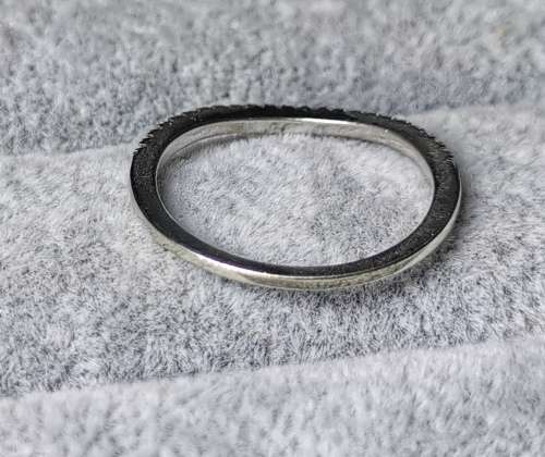 DISCOUNT!!! Silver half Eternity Ring