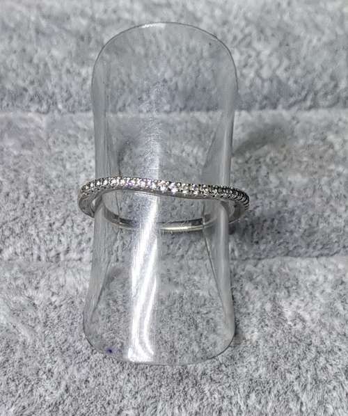 DISCOUNT!!! Silver half Eternity Ring