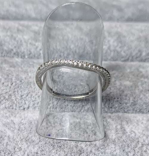 DISCOUNT!!! Silver half Eternity Ring