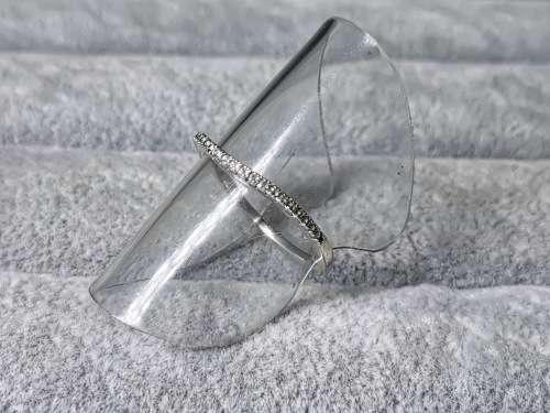 DISCOUNT!!! Silver half Eternity Ring