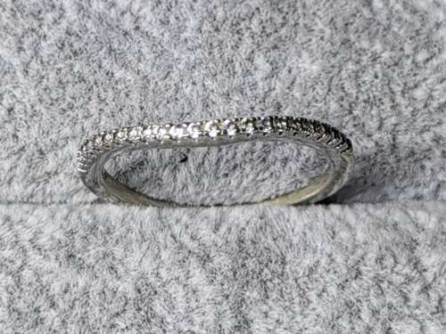 DISCOUNT!!! Silver half Eternity Ring
