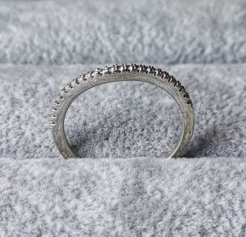 DISCOUNT!!! Silver half Eternity Ring