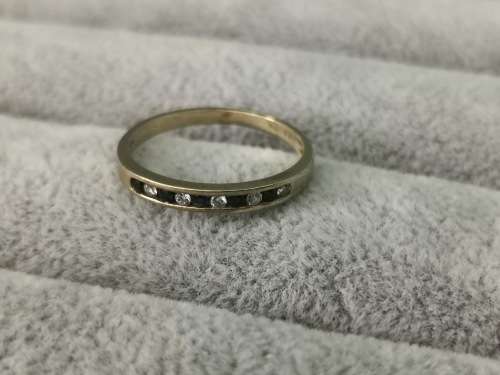 9ct Gold Half Eternity Ring