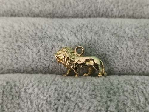 9ct Gold Lion Charm
