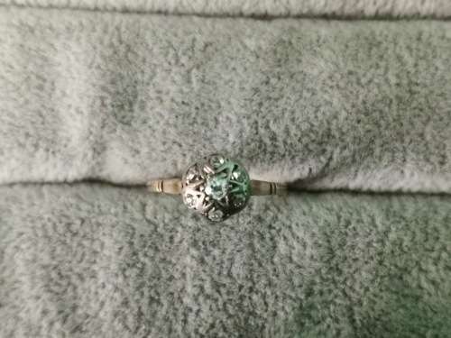 Old 9ct Gold Diamond Ring