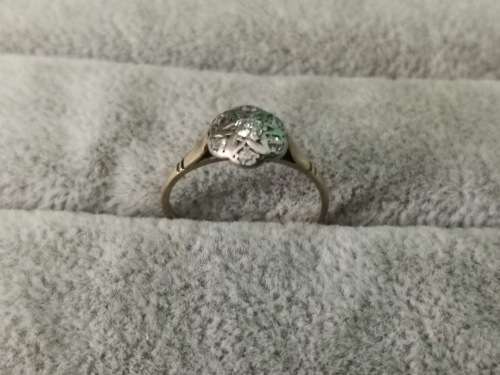 Old 9ct Gold Diamond Ring