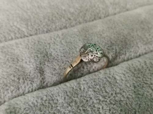 Old 9ct Gold Diamond Ring