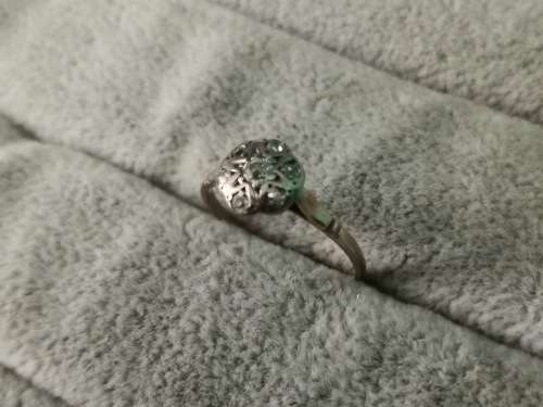 Old 9ct Gold Diamond Ring