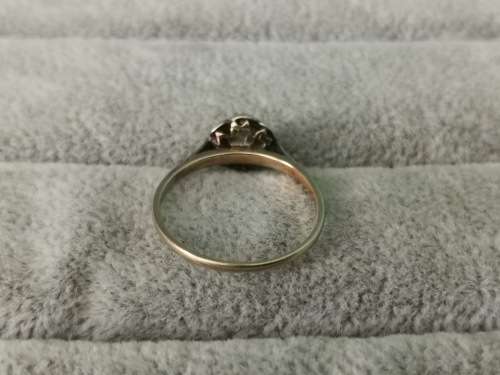 Old 9ct Gold Diamond Ring