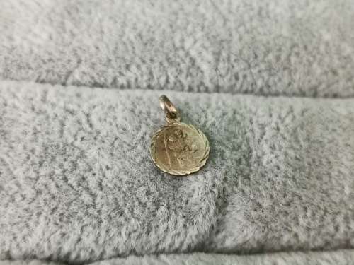 9ct Gold St. Christopher Pendant