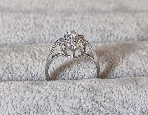 Silver Flower Ring