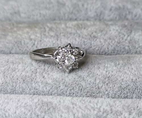 Silver Flower Ring