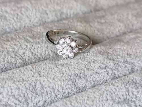 Silver Flower Ring