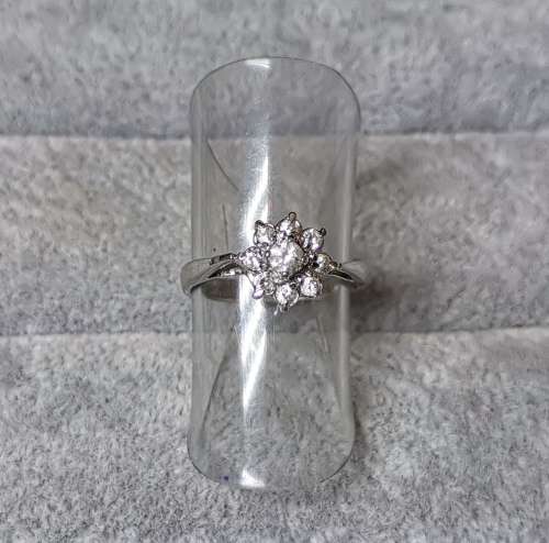 Silver Flower Ring