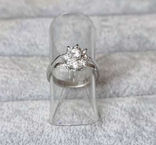 Silver Flower Ring