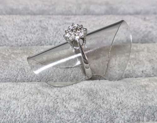 Silver Flower Ring