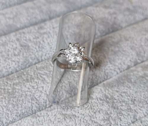 Silver Flower Ring