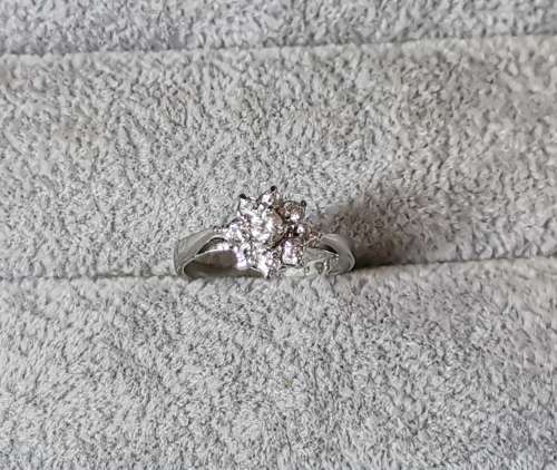 Silver Flower Ring