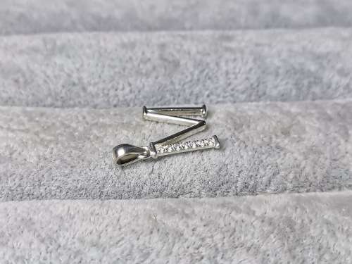 *R1 Auction* Silver `M` Pendant