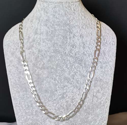 Silver Figaro Chain