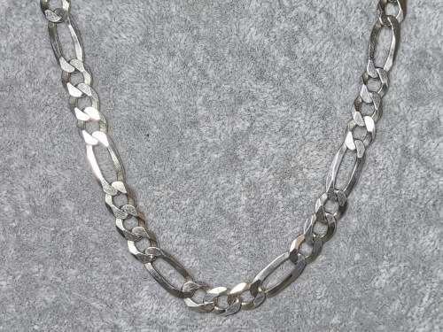 Silver Figaro Chain