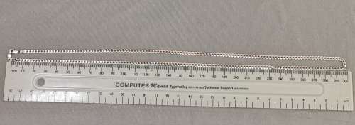 Discount!!! Silver Curb Chain