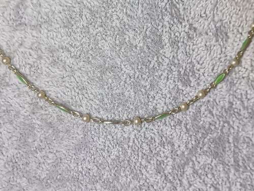 Discount!!! Silver Pearl Necklace