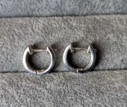 Cute Silver Hoop Earrings