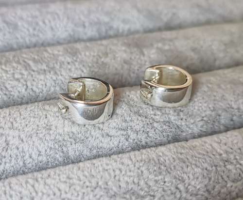 Cute Silver Hoop Earrings