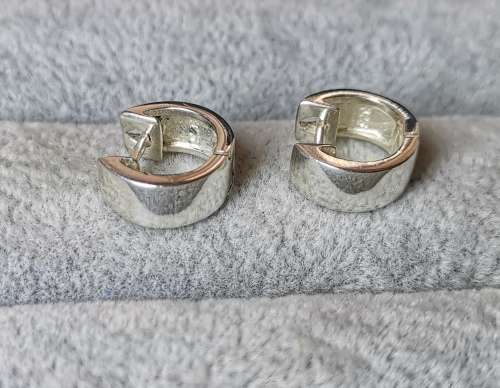 Cute Silver Hoop Earrings
