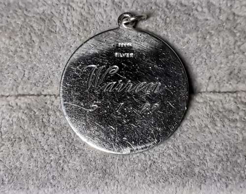 Stunning Silver St. Christopher Pendant