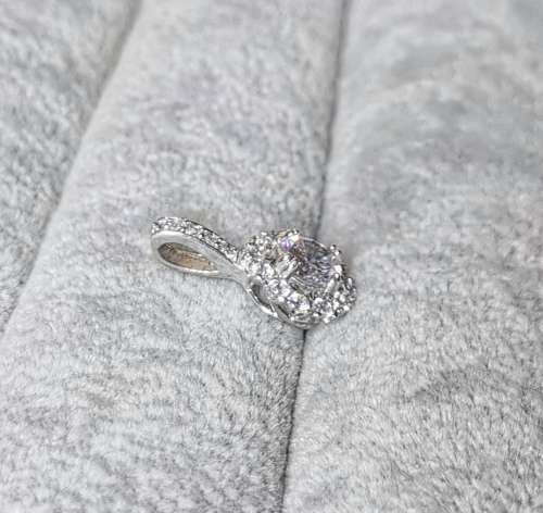 Dazzling Silver Pendant