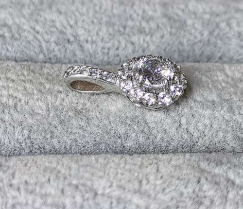 Dazzling Silver Pendant