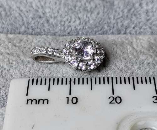 Dazzling Silver Pendant