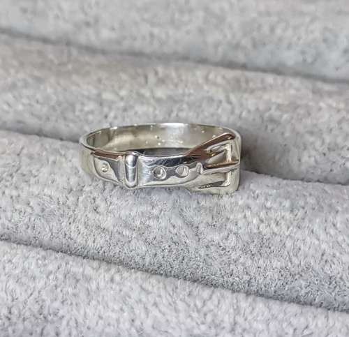 Silver Belt Ring